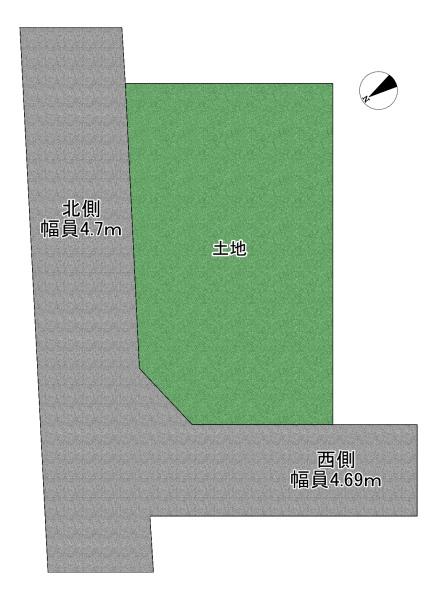 大東市深野４丁目の土地