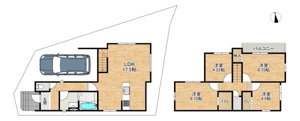交野市幾野２丁目の新築一戸建