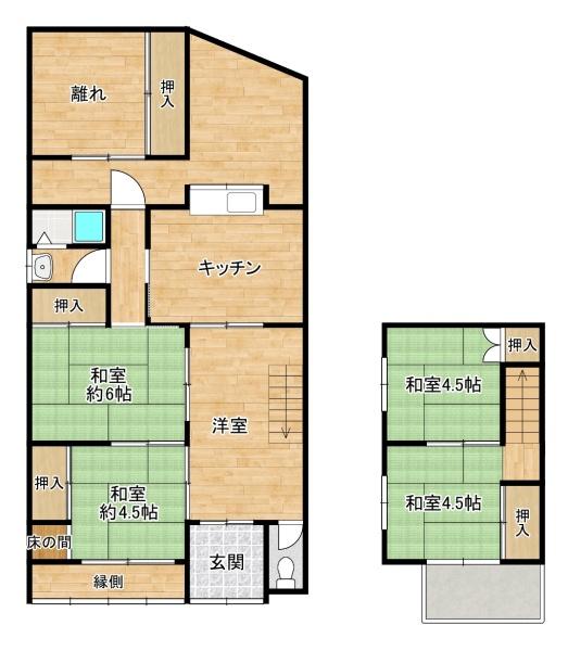 四條畷市南野２丁目の中古一戸建