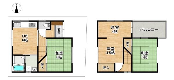 四條畷市米崎町の中古一戸建