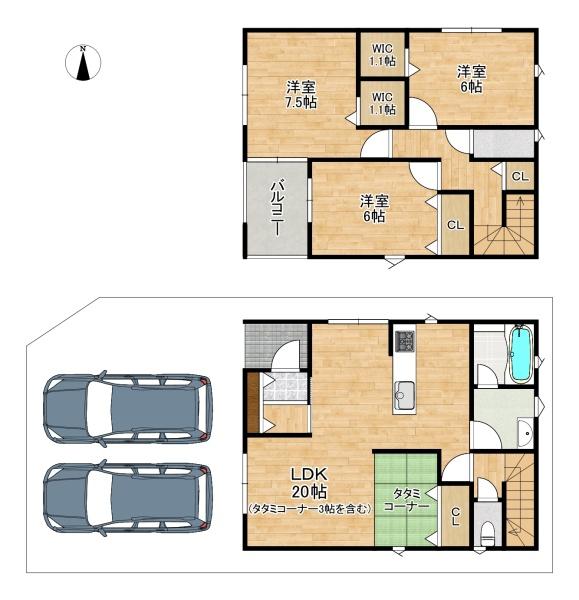 四條畷市蔀屋本町の新築一戸建