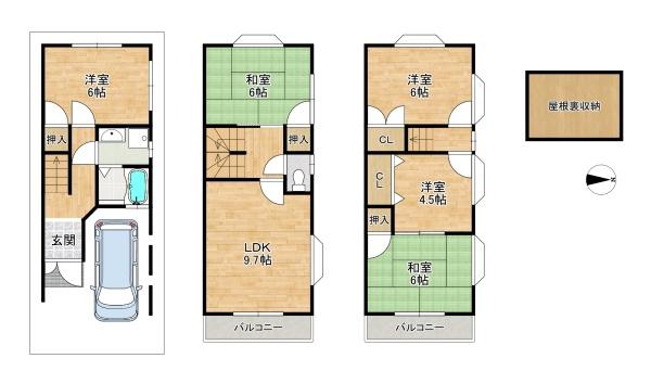 大東市泉町２丁目の中古一戸建