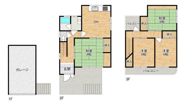 大東市北条６丁目の中古一戸建て