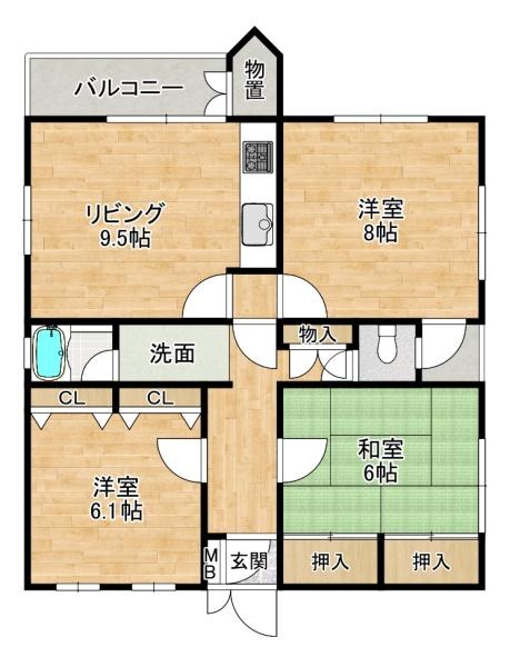 忍ケ丘クレセントヴィラB棟