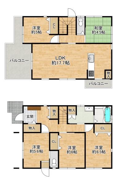 交野市梅が枝の中古一戸建