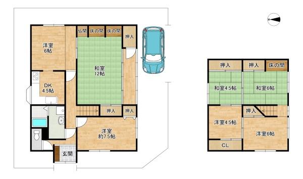 大東市北条６丁目の中古一戸建て