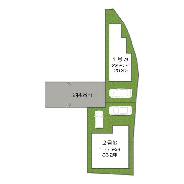 四條畷市南野４丁目の売土地