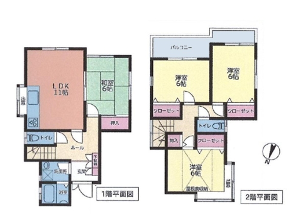 座間市立野台２丁目の中古一戸建て