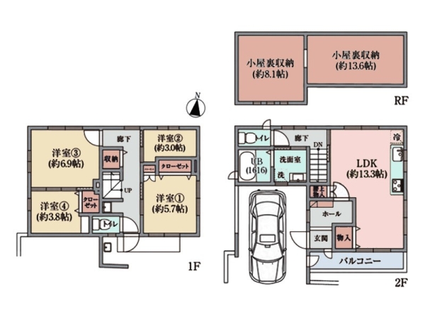横浜市港北区師岡町　中古一戸建て