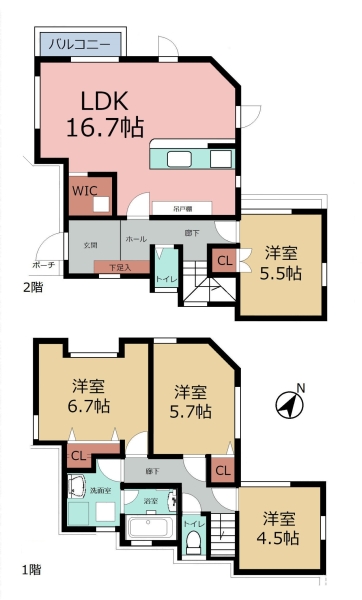 横浜市港北区篠原町　新築一戸建て