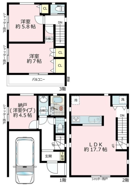 川崎市川崎区藤崎４丁目　新築一戸建て