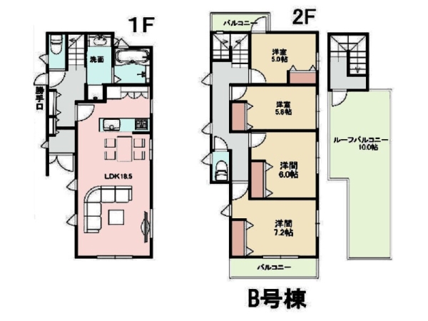 横浜市港南区笹下３丁目　新築一戸建て