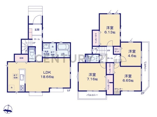 川崎市多摩区長尾６丁目　新築一戸建て