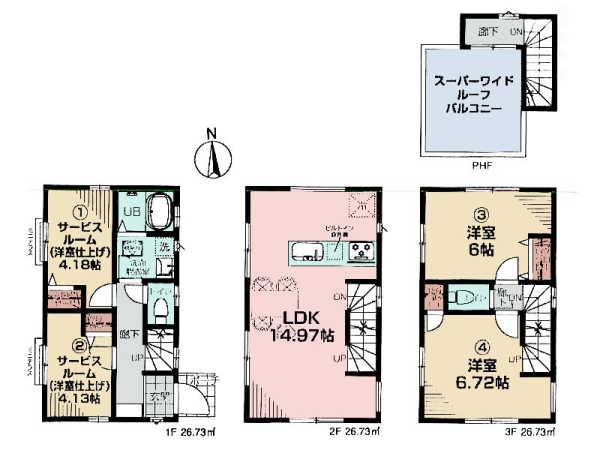 横浜市鶴見区仲通２丁目　新築一戸建て