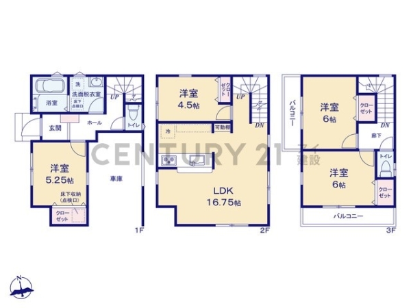 川崎市中原区木月３丁目　新築一戸建て