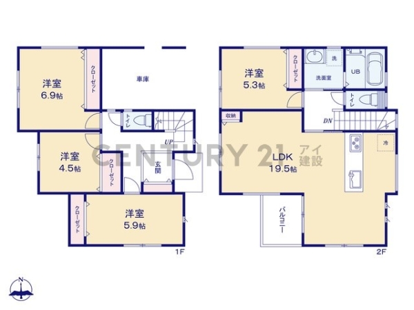 横浜市旭区二俣川２丁目　新築一戸建て