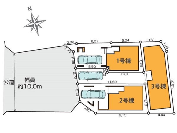 川崎市中原区宮内３丁目　新築一戸建て