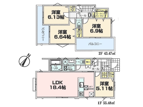 川崎市宮前区鷺沼４丁目　新築一戸建て