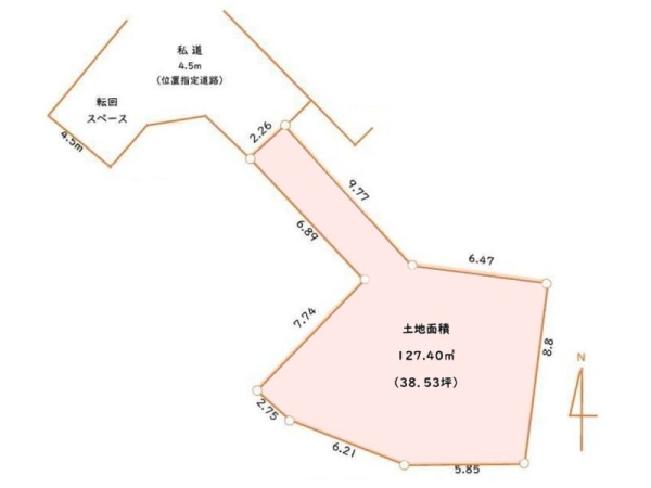 横浜市旭区川井本町　売地
