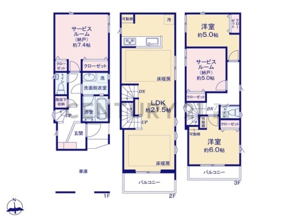 横浜市中区本牧元町　新築一戸建て