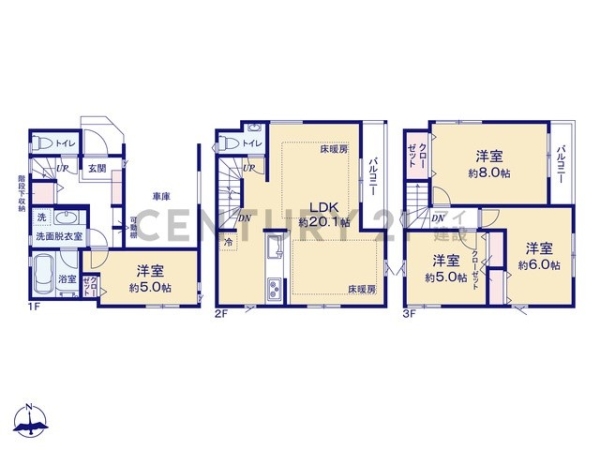 横浜市中区本牧元町　新築一戸建て