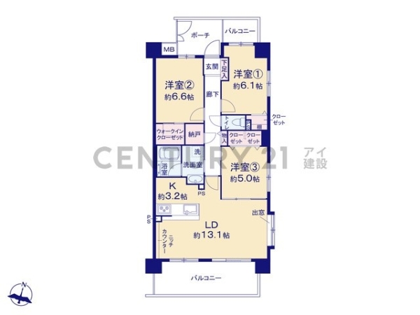 仲町台パークヒルズ六号棟