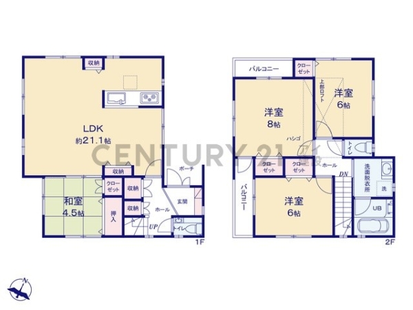 横浜市都筑区牛久保町の中古一戸建て