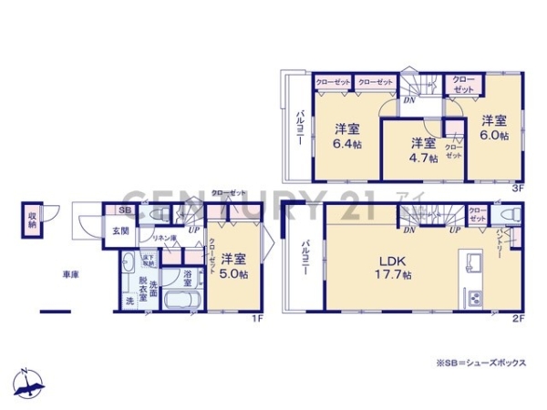 横浜市緑区長津田みなみ台７丁目　新築一戸建て