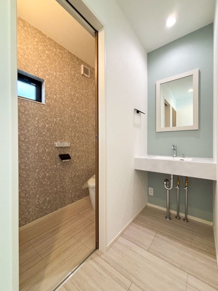 横浜市青葉区美しが丘4丁目 新築一戸建て(トイレ)