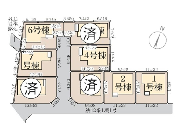 大和市西鶴間７丁目　新築一戸建て