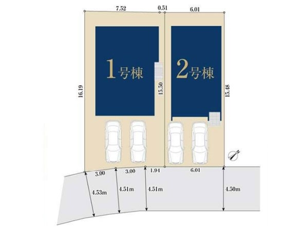 横浜市旭区今宿1丁目 新築一戸建て(全体区画図)