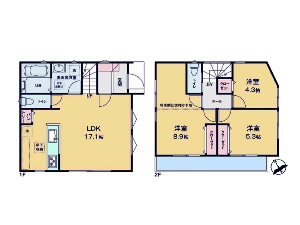 横須賀市田浦町６丁目　新築一戸建て