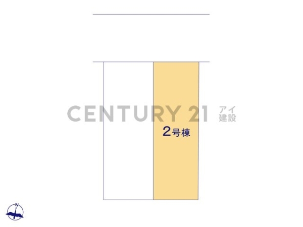 横浜市港南区東芹が谷 新築一戸建て(区画図)