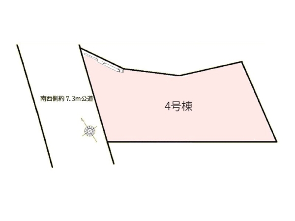 横浜市磯子区岡村2丁目 新築一戸建て(区画図)