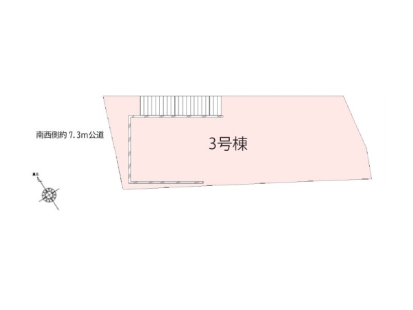 横浜市磯子区岡村2丁目 新築一戸建て(区画図)