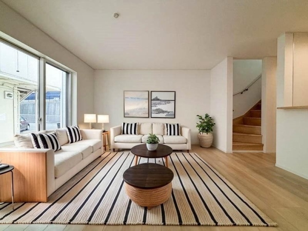 横浜市旭区市沢町 新築一戸建て(リビング)