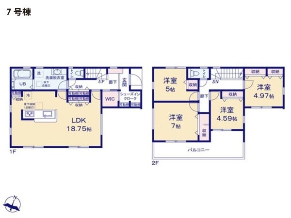 大和市西鶴間７丁目　新築一戸建て