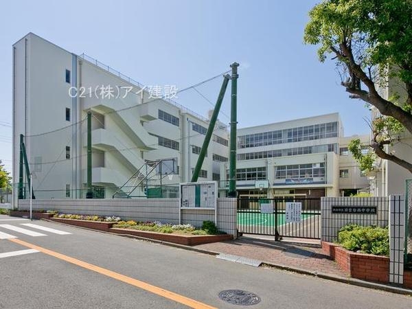 横浜市港北区下田町３丁目　新築一戸建て(横浜市立日吉台西中学校)