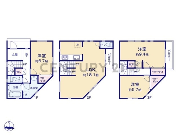 川崎市中原区宮内１丁目　新築一戸建て