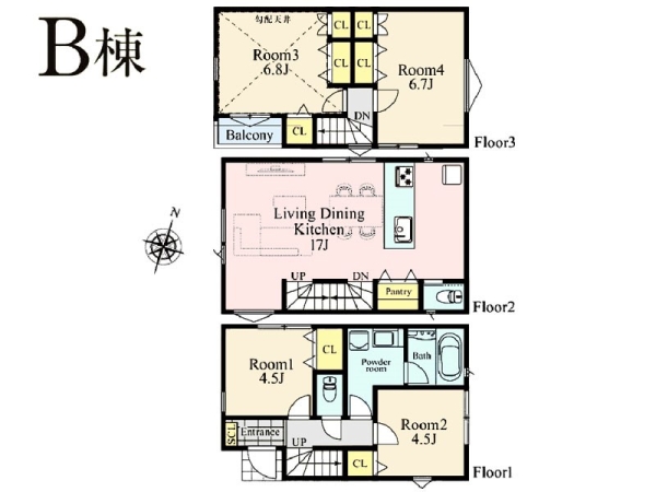 横浜市鶴見区東寺尾3丁目 新築一戸建て