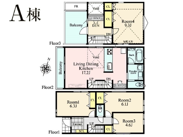 横浜市鶴見区東寺尾３丁目　新築一戸建て