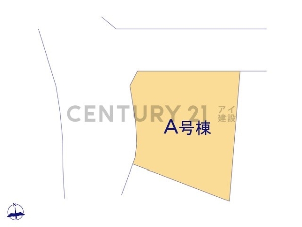 横浜市栄区元大橋1丁目 新築一戸建て(区画図)