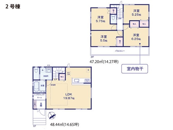 藤沢市鵠沼海岸7丁目 新築一戸建て(間取り)