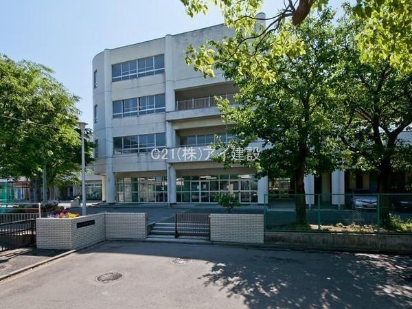 横浜市栄区長沼町の土地(横浜市立飯島中学校)