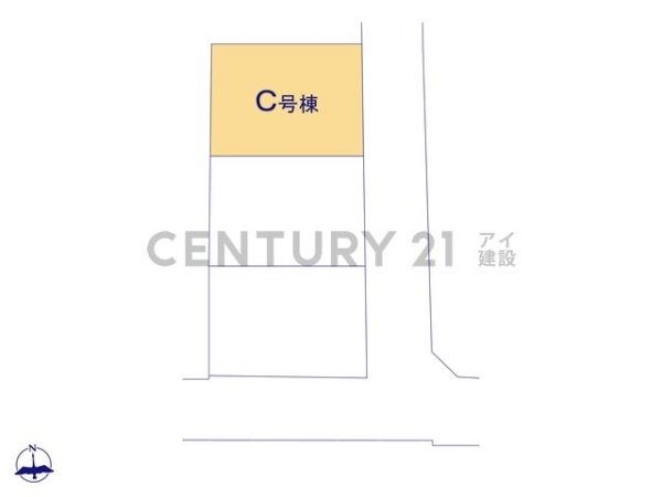 横浜市鶴見区東寺尾東台 新築一戸建て(区画図)