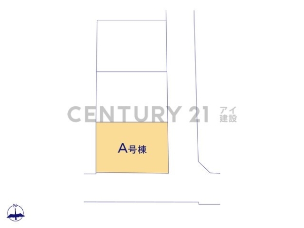 横浜市鶴見区東寺尾東台 新築一戸建て(区画図)