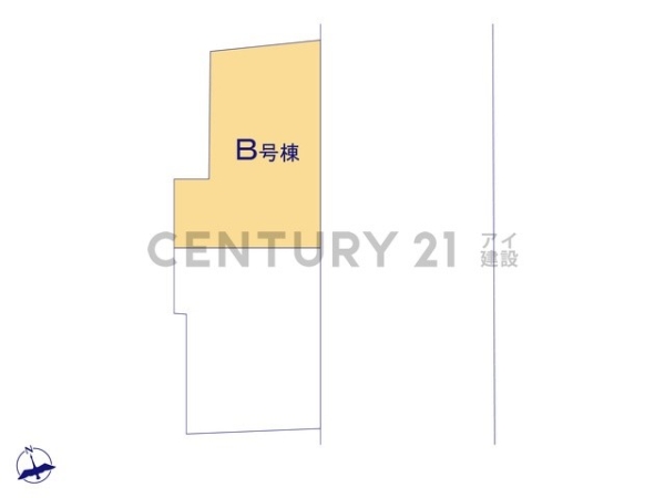 横浜市保土ケ谷区釜台町 新築一戸建て(区画図)