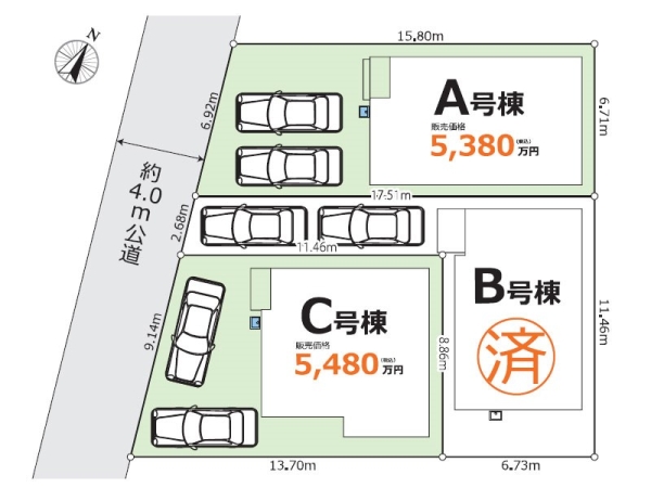 大和市南林間８丁目　新築一戸建て