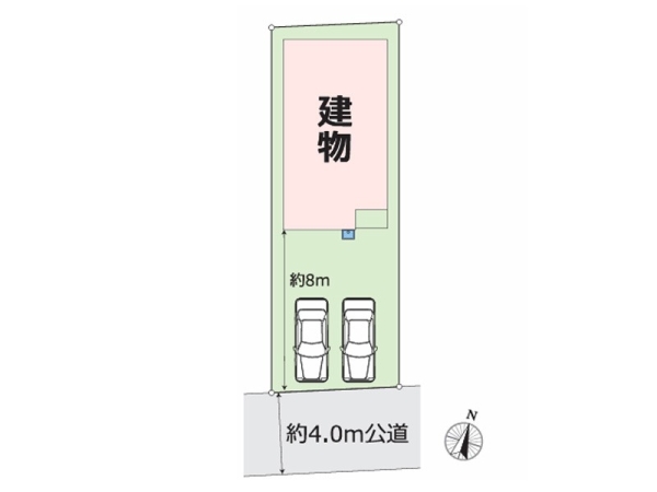 大和市南林間7丁目 新築一戸建て(区画図)