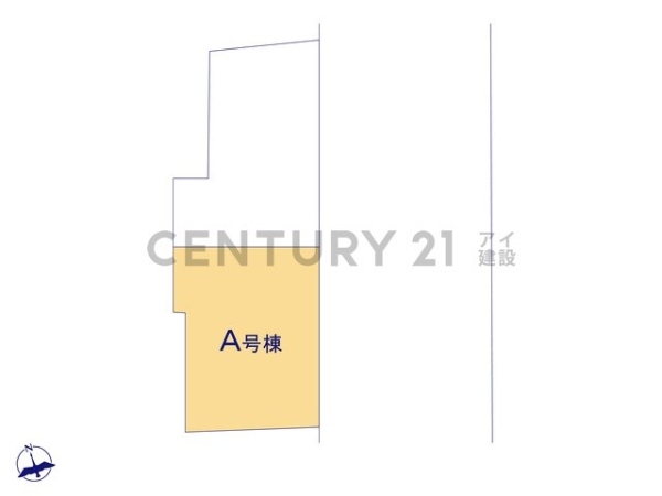 横浜市保土ケ谷区釜台町 新築一戸建て(区画図)